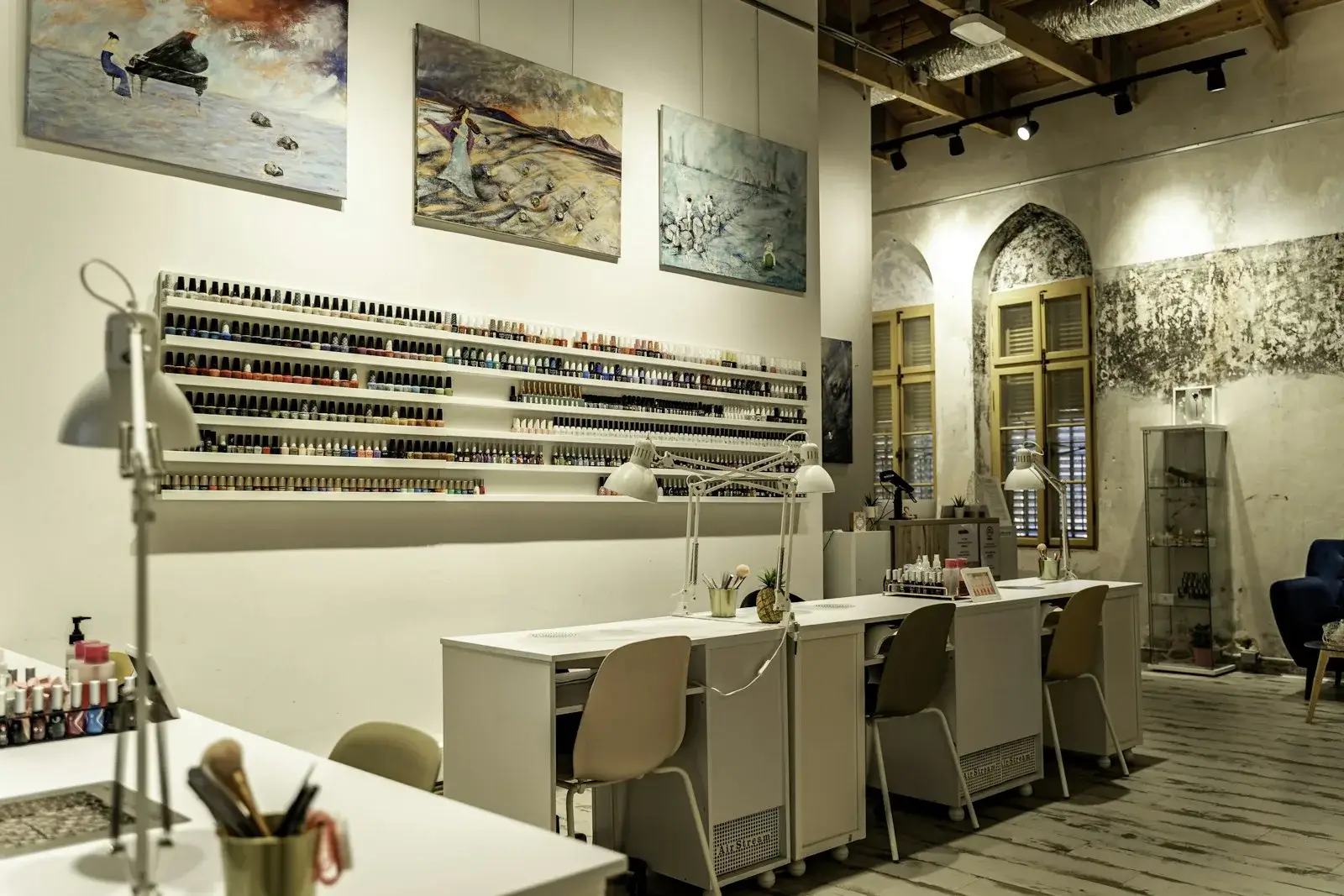 Refill, nail art ve müşteri kartı için tırnak stüdyosu yazılımı